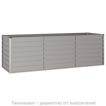 Градинска повдигната леха ръждив 240x80x77 см кортенова стомана