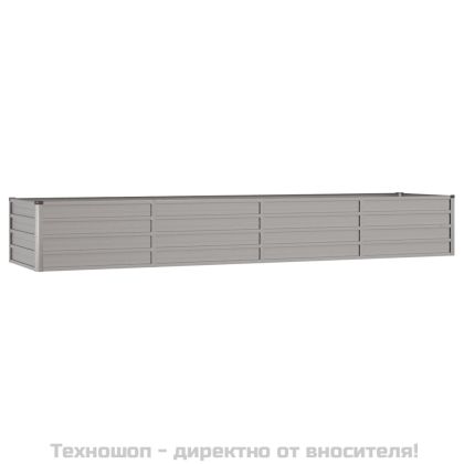 Градинска повдигната леха ръждив 320x80x45 см кортенова стомана