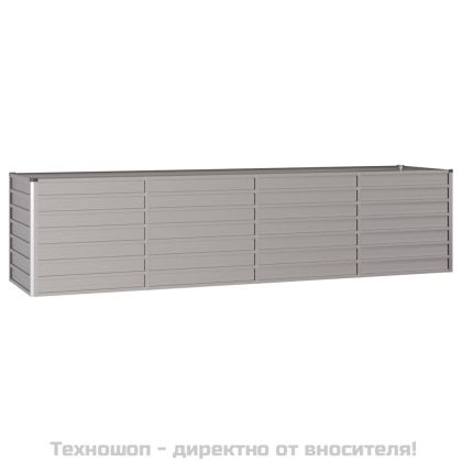 Градинска повдигната леха ръждив 320x80x77 см кортенова стомана