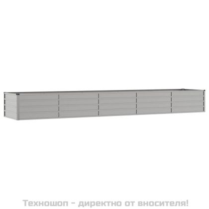 Градинска повдигната леха ръждив 400x80x45 см кортенова стомана