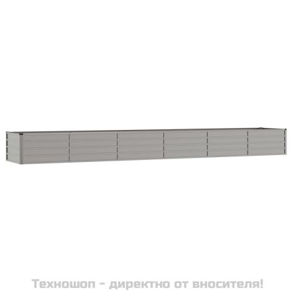 Градинска повдигната леха ръждив 480x80x45 см кортенова стомана