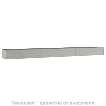 Градинска повдигната леха ръждив 600x80x45 см кортенова стомана