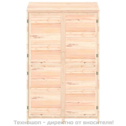 Градинска барака, 102x52x174,5 см, чамово дърво масив