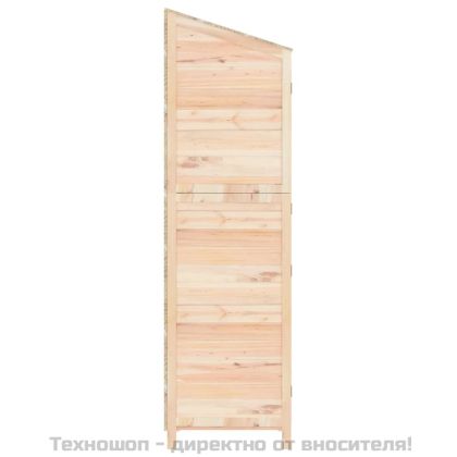 Градинска барака, 102x52x174,5 см, чамово дърво масив