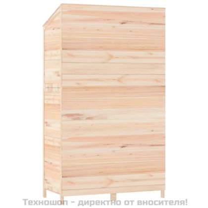 Градинска барака, 102x52x174,5 см, чамово дърво масив