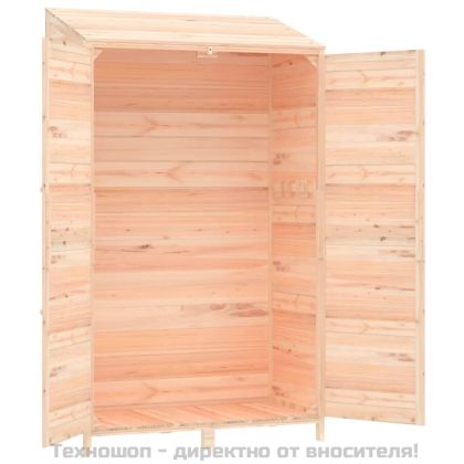 Градинска барака, 102x52x174,5 см, чамово дърво масив