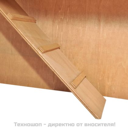 Външна клетка за зайци/други малки животни, 3 врати, дърво