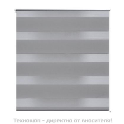Щора "Зебра" 80 х 175 см, цвят сив
