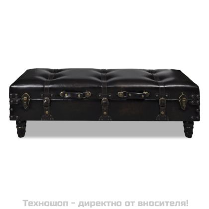 Пейка с пространство за съхранение на вещи, цвят кафяв