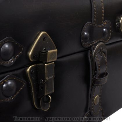 Пейка с пространство за съхранение на вещи, цвят кафяв