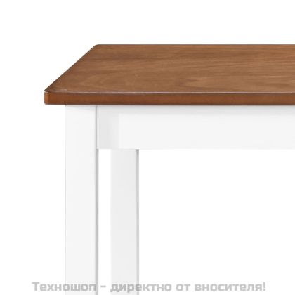 Бар маса, масивна дървесина, 108x60x91 см