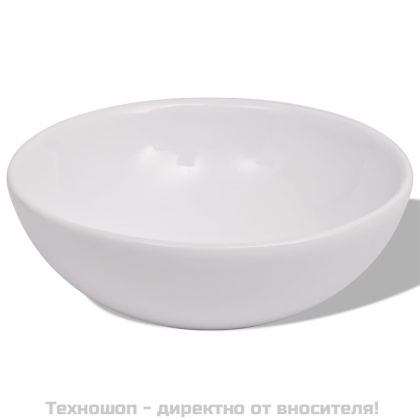 комплект мебели от 4 части и мивка за баня, черен цвят