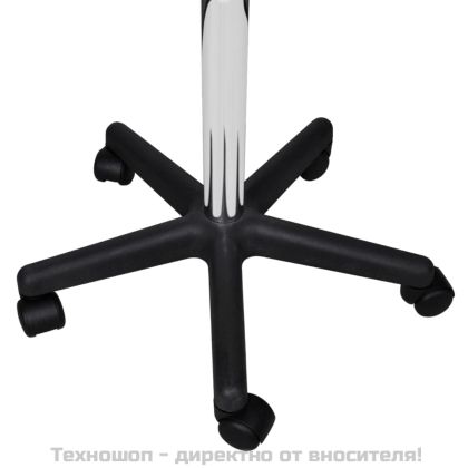 Офис табуретки, 2 бр, червени, 35,5x84 см, изкуствена кожа