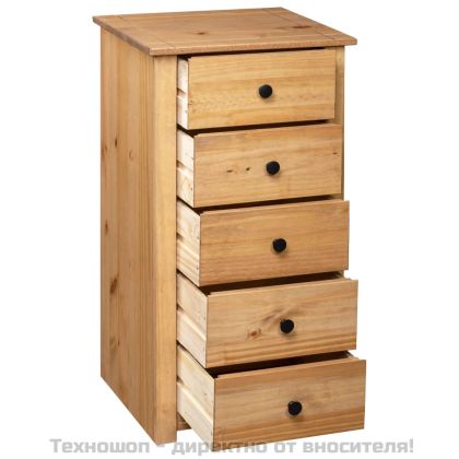 Сайдборд, 46x40x89 см, бор масив, стил Панама