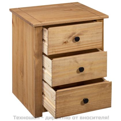 Нощно шкафче, 46x40x57 см, бор, стил Панама