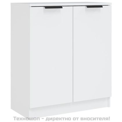 Сайдборди, 2 бр, бели, 60x30x70 см, инженерно дърво