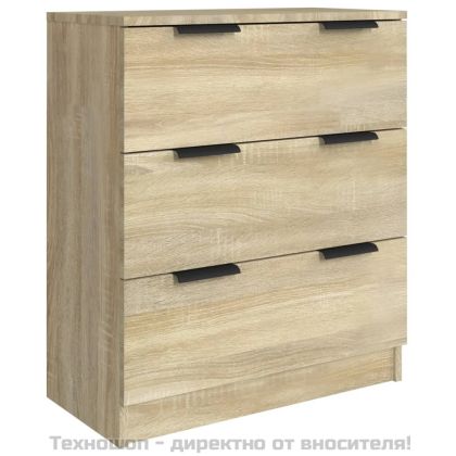 Бюфет от 3 части, сонома дъб, инженерно дърво