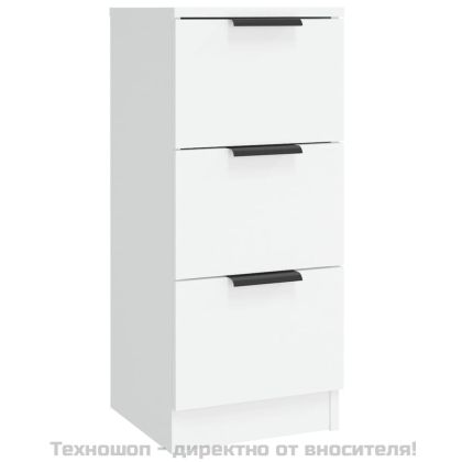 Сайдборди, 3 бр, бели, инженерно дърво