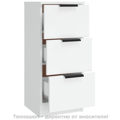 Сайдборди, 3 бр, бели, инженерно дърво