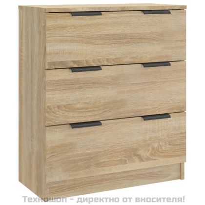 Сайдборд, сонома дъб, 60x30x70 см, инженерно дърво