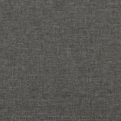 Рамка за легло без матрак, тъмносива, 90x200 см, плат