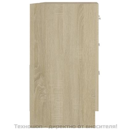 Долен шкаф за мивка, дъб сонома, 63x30x54 см, инженерно дърво