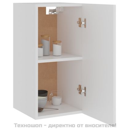 Висящ шкаф "Lyon" бял 29,5x31x60 см, инженерно дърво