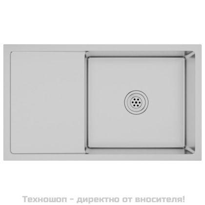 Ръчно изработена кухненска мивка, неръждаема стомана