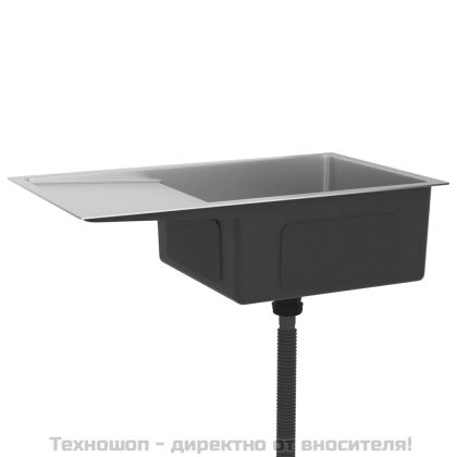 Ръчно изработена кухненска мивка, неръждаема стомана