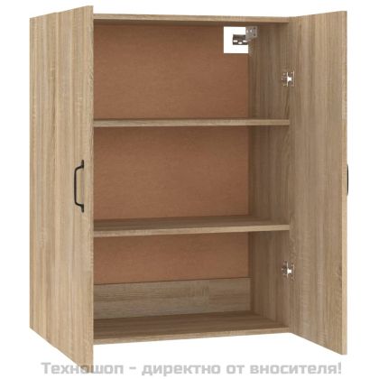 Окачен шкаф, дъб сонома, 69,5x34x90 см, инженерно дърво