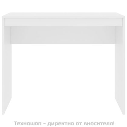 Бюро, бяло, 90x40x72 см, инженерно дърво