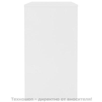 Бюро, бяло, 90x40x72 см, инженерно дърво