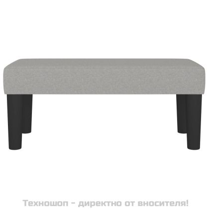 Пейка, светлосива, 70x30x30 см, плат