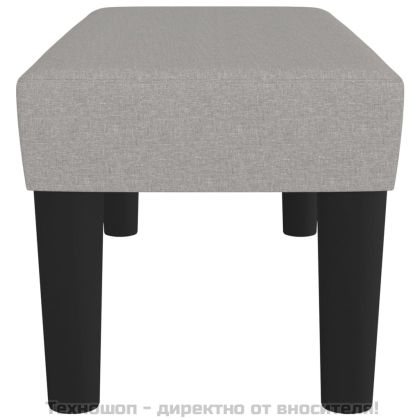 Пейка, светлосива, 70x30x30 см, плат