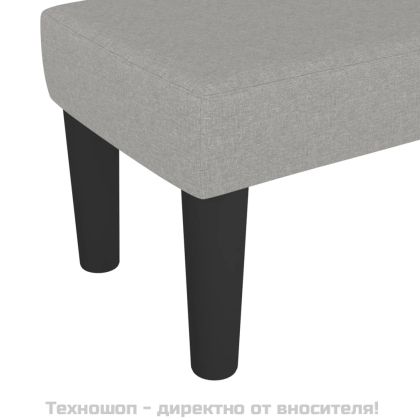 Пейка, светлосива, 70x30x30 см, плат