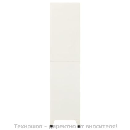 Заключващ се шкаф, сиво и синьо, 90x45x180 см, стомана