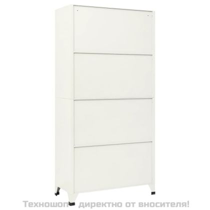 Заключващ се шкаф, сиво и синьо, 90x45x180 см, стомана