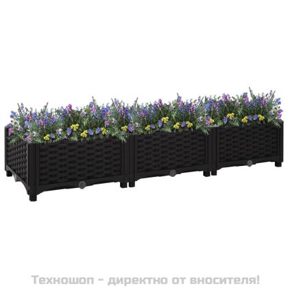 Повдигната леха, 120x40x23 см, полипропилен