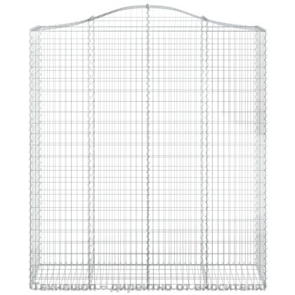 Габионни кошници арка 8 бр 200x50x220/240 см поцинковано желязо