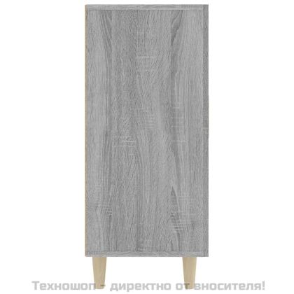 Сайдборд, Сив сонома, 90x34x80 см, инженерно дърво