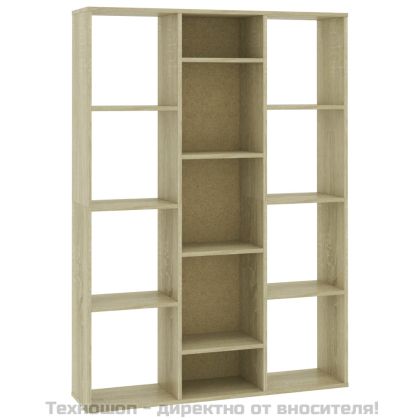 Разделител за стая, дъб сонома, 100x24x140 см, инженерно дърво