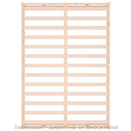 Рамка за легло, масивно дърво, 140x190 см