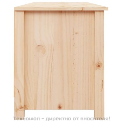 Пейка за обувки 110x38x45,5 см масивна борова дървесина
