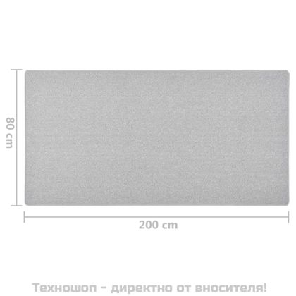 Пътека, светлосива, 80x200 см