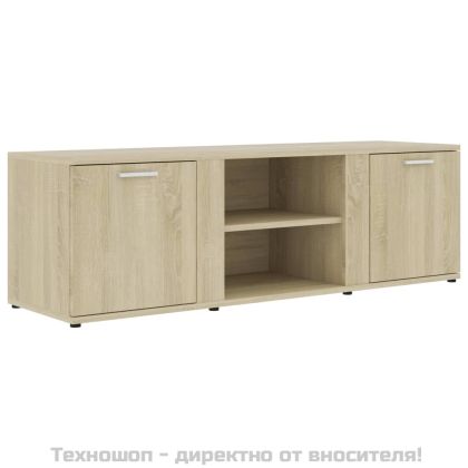 ТВ шкаф, дъб сонома, 120x34x37 см, инженерно дърво