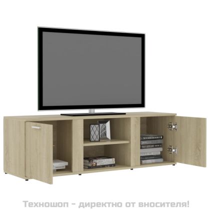ТВ шкаф, дъб сонома, 120x34x37 см, инженерно дърво