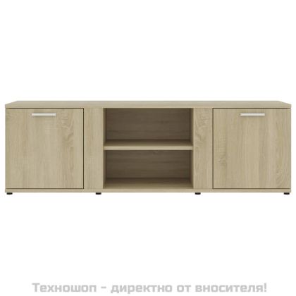 ТВ шкаф, дъб сонома, 120x34x37 см, инженерно дърво