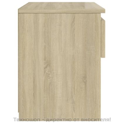 Нощни шкафчета, 2 бр, дъб сонома, 40x30x39 см, инженерно дърво