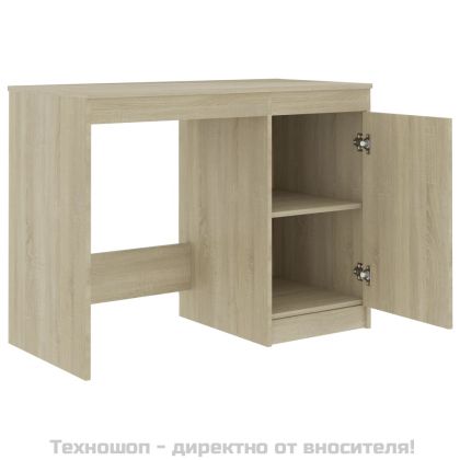 Бюро, дъб сонома, 100x50x76 см, инженерно дърво