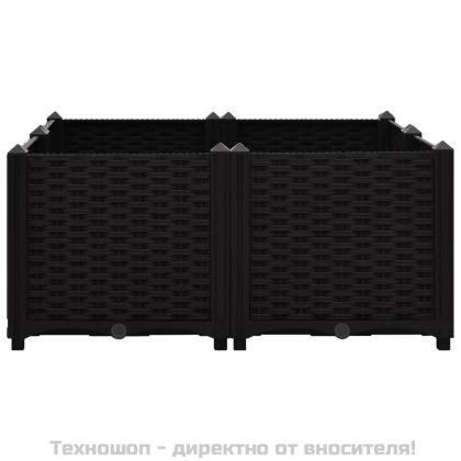 Повдигната леха, 80x80x38 см, полипропилен